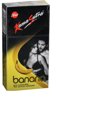 banana-flavoured-dotted-condoms